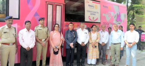 Cancer awareness and screening camp at the Alipore Armed Police HQ on November 10,2025.